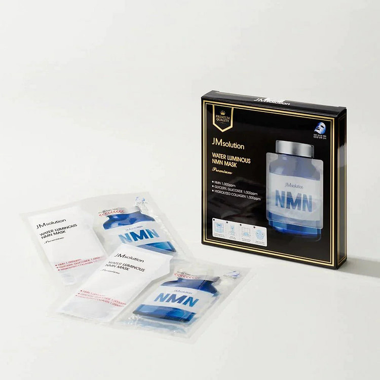 JM SOLUTION Water Luminous NMN Mask Premium 5Pcs