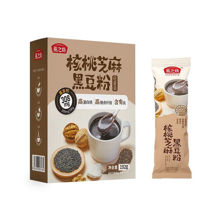 Yanzhifang Walnut Sesame Black Bean Powder 192 g
