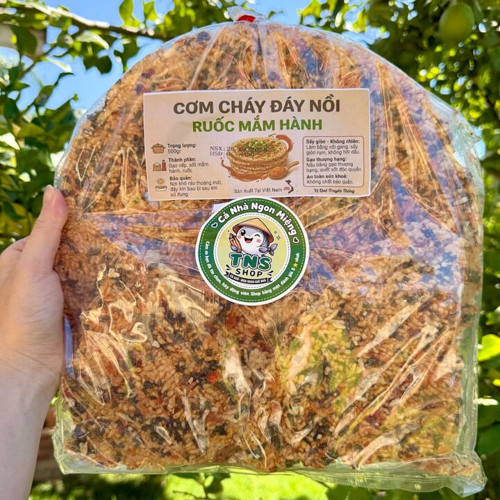 Crispy Rice Cracker with Pork Floss and Scallion 500 g