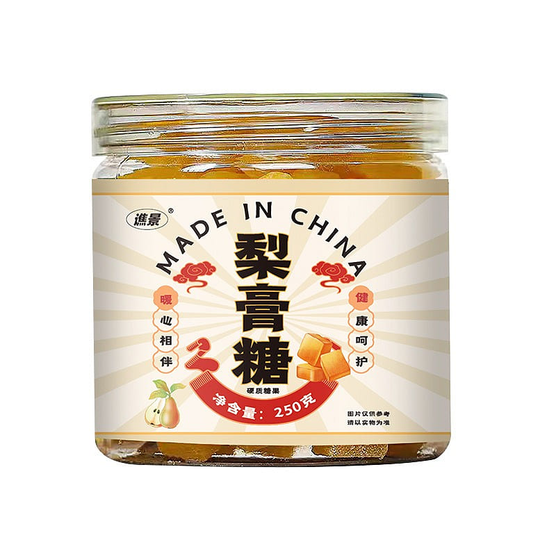 Pear Syrup Candy 200g 1 can