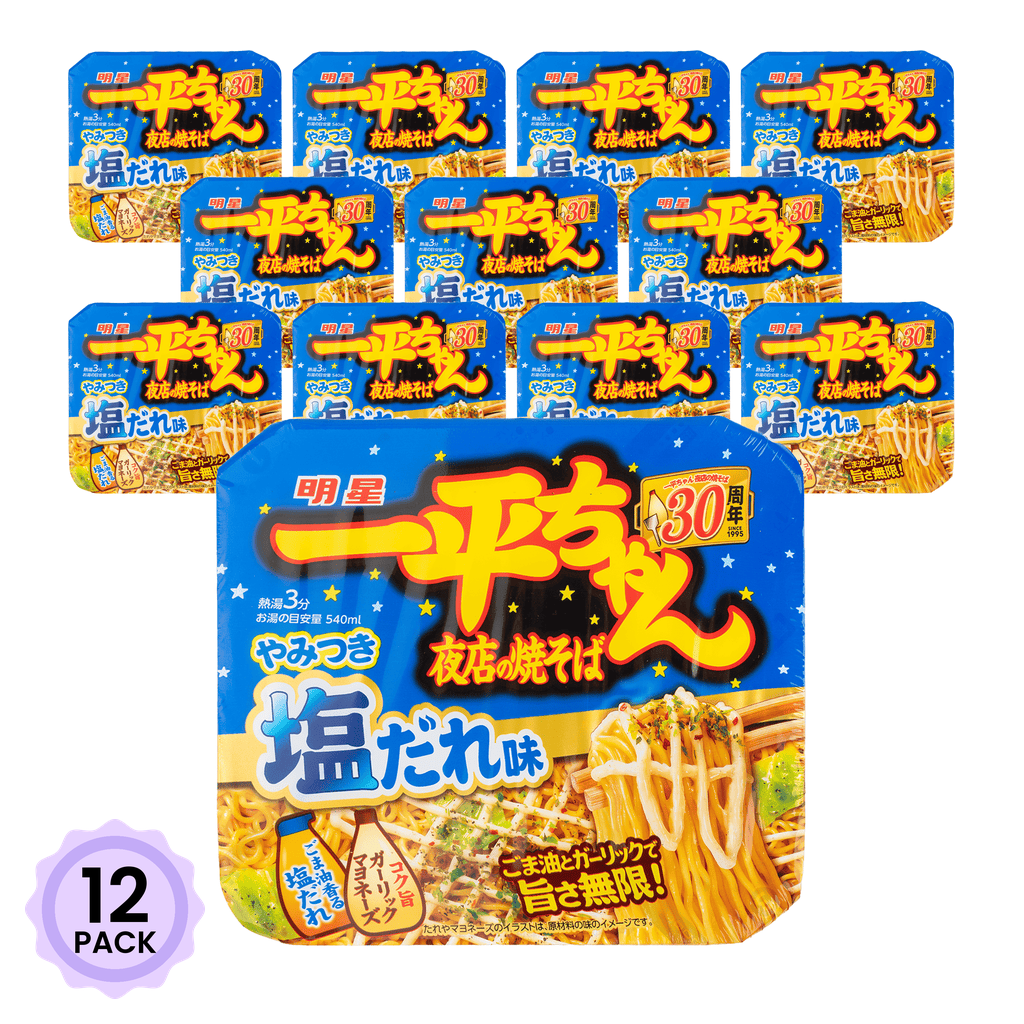 Myojo 一平ちゃん焼きそば 塩だれ味 130 グラム*12 パック - Weee!