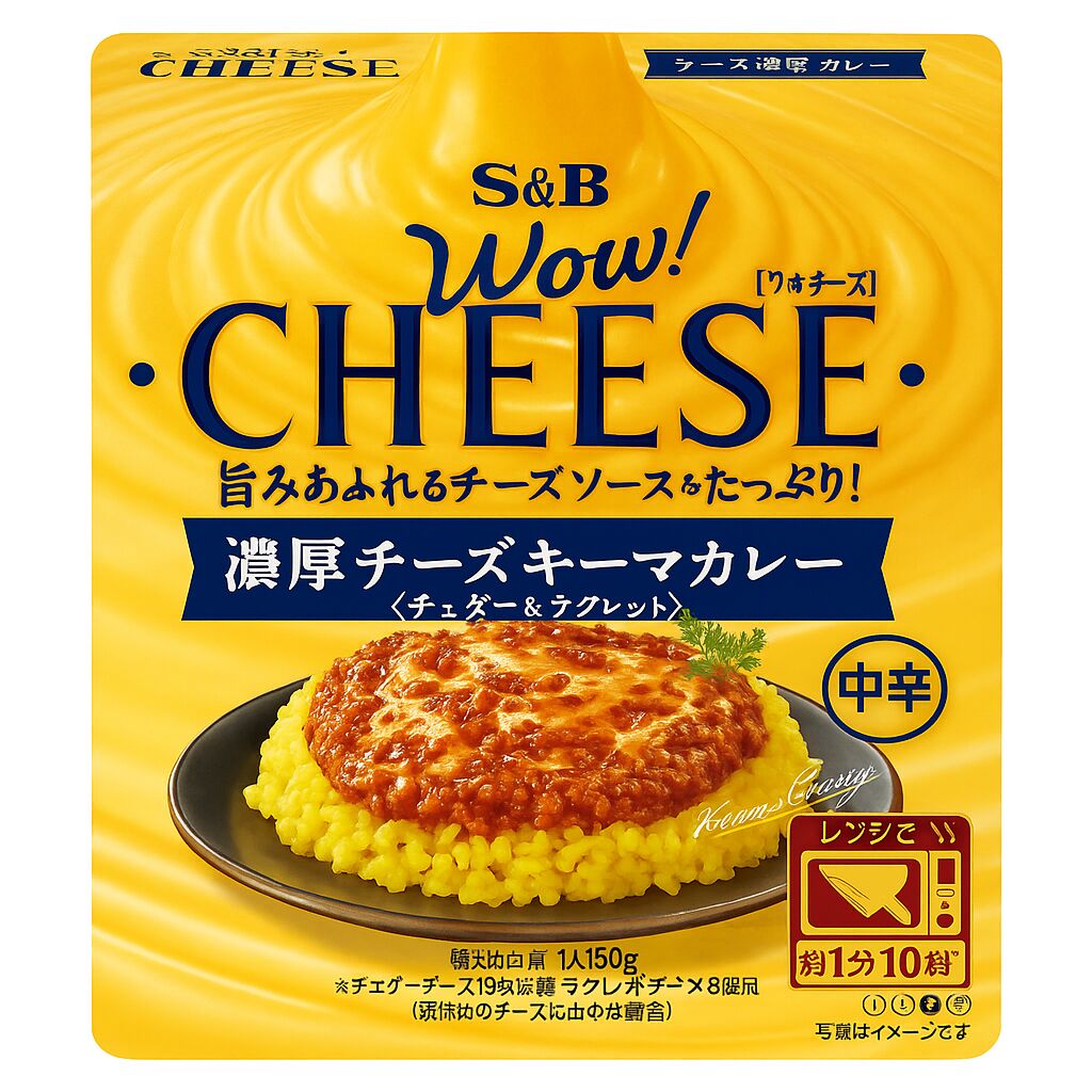 S&B芝士肉醬咖喱 中辣 150 克