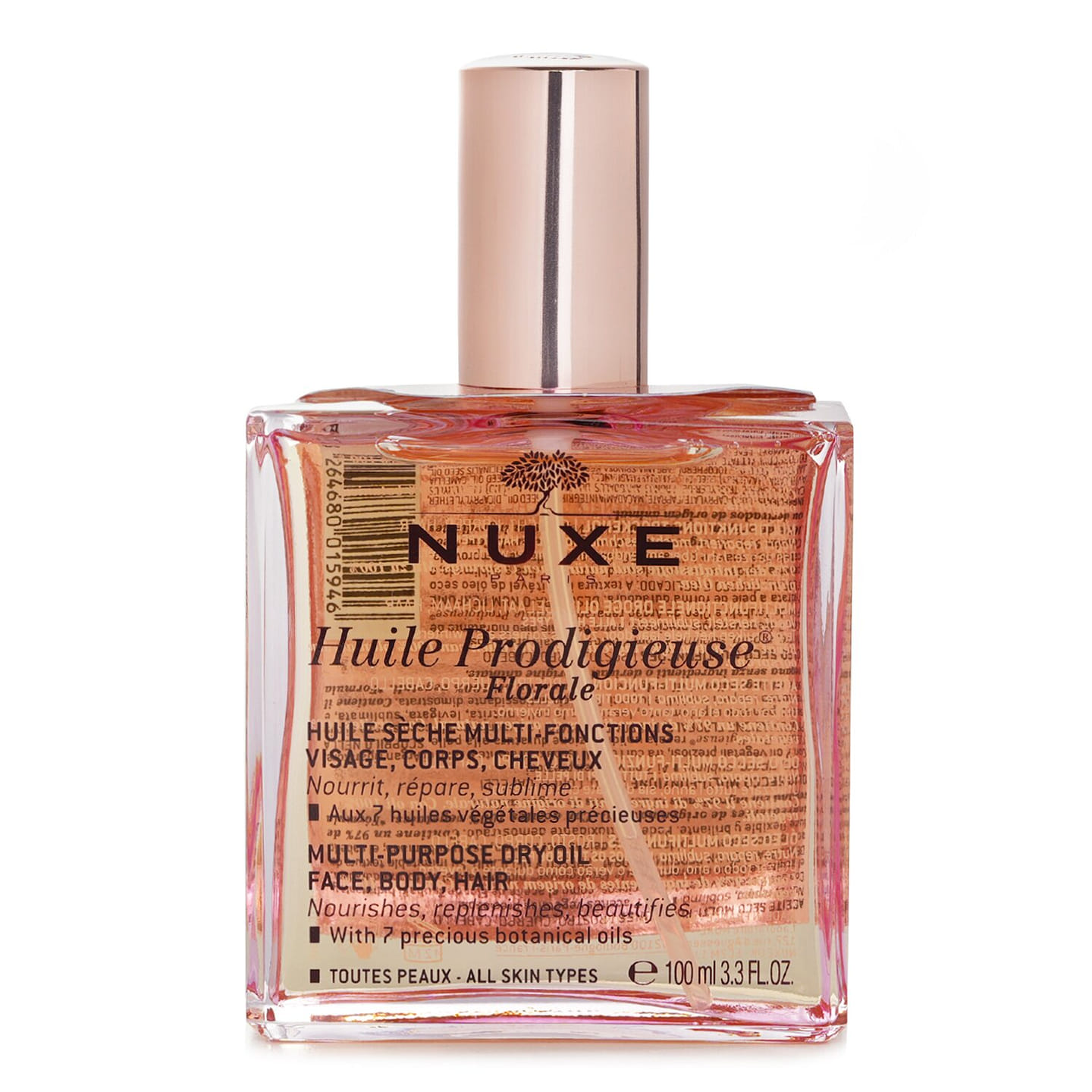 Nuxe Huile Prodigieuse Florale Multipurpose Dry Oil – Suitable for all skin types 100 ml