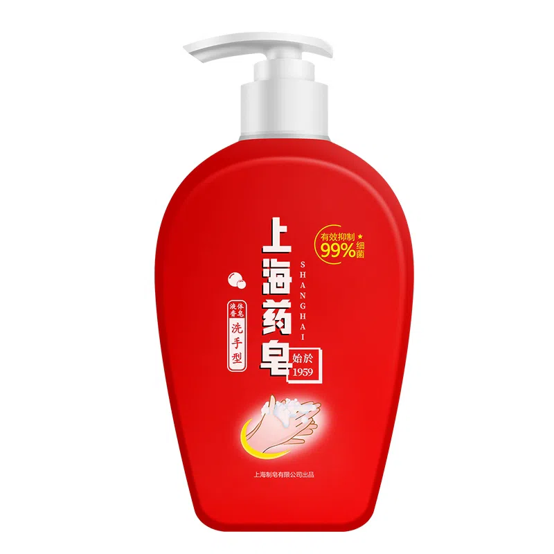 上海药皂 液体香皂洗手液 500g*1瓶 500 克