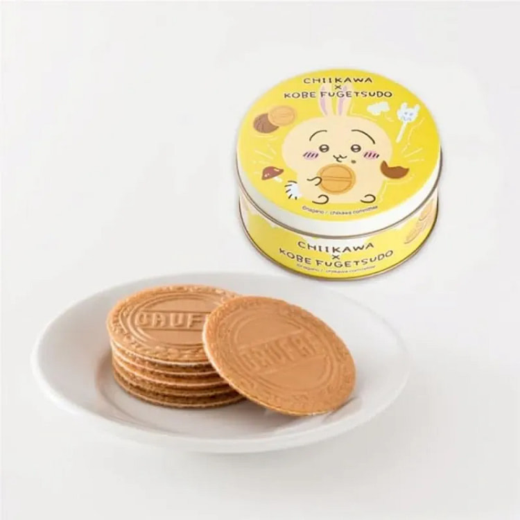 神户风月堂 草莓味夹心饼干 乌萨奇款 6枚
