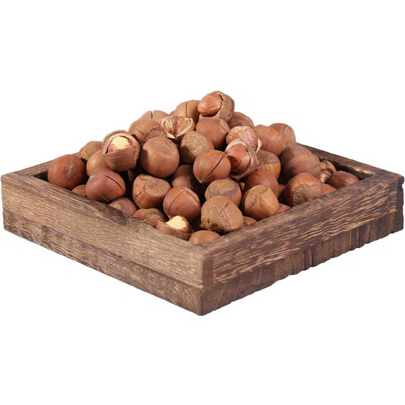 Hazelnuts Northeast Specialty Fresh Liaoning Tieling Wild Fried Open Hazelnut Nuts Dried Fruits [A Grade Fried Cooked 500g*1] 500 g