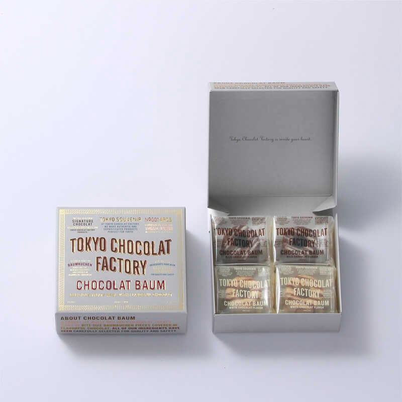 「日本直送」TOKYO CHOCOLAT FACTORY 東京ショコラファクトリー ショコラバウム4個入 1 箱
