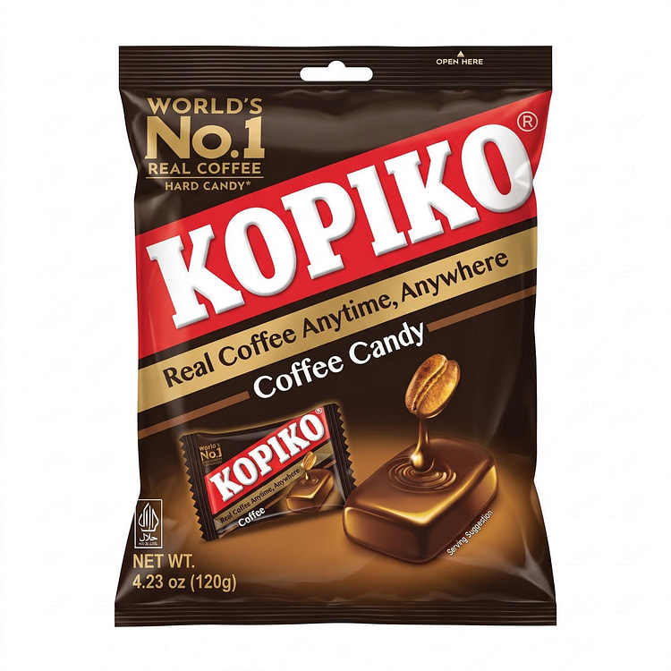 Kopiko Coffee Candy - 1 Bag Keo Ca Phe 120 g