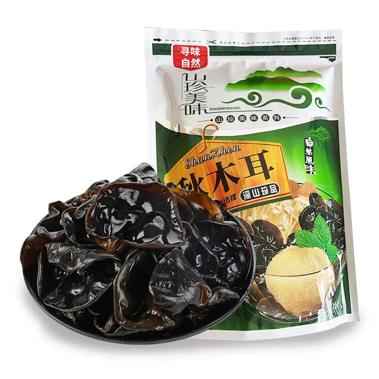 东北秋木耳250g新货肉厚无根黑木耳干货农家特产 250 克