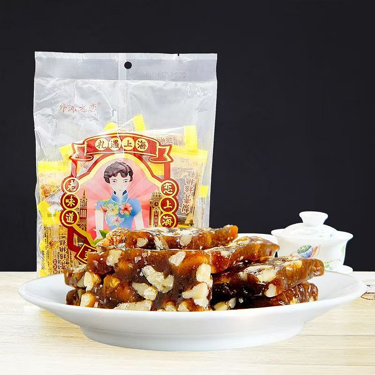 上海特产枇杷核桃糕388g