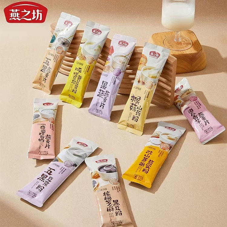 燕之坊早餐冲饮燕麦片 多种口味混合装32g*9