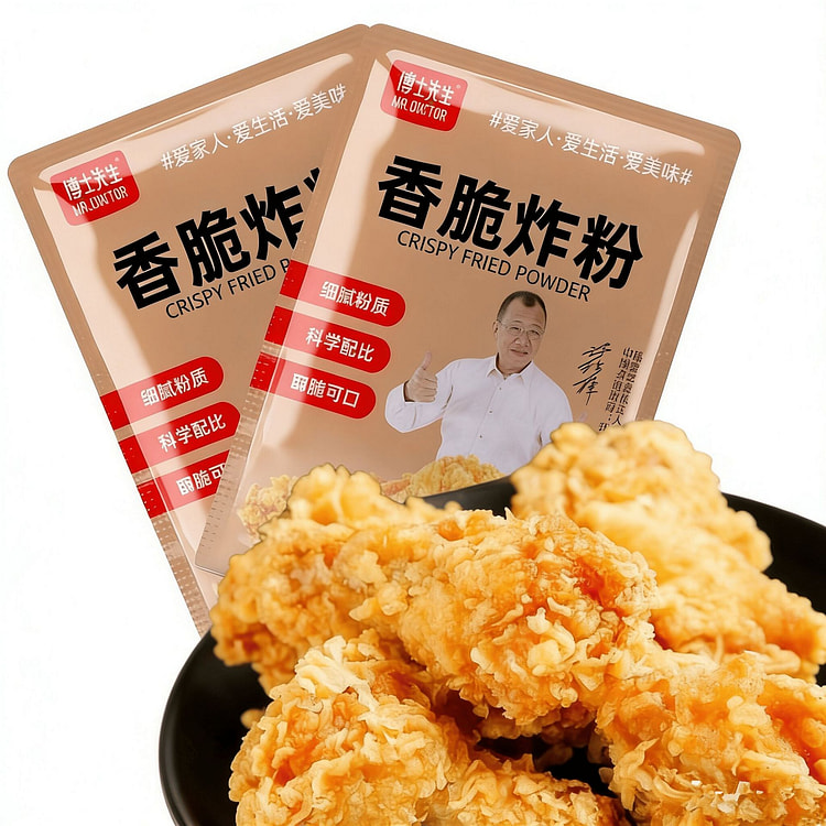 博士先生香脆炸粉脆皮炸鸡裹粉鸡排腌料撒料商用炸鸡粉 500 克