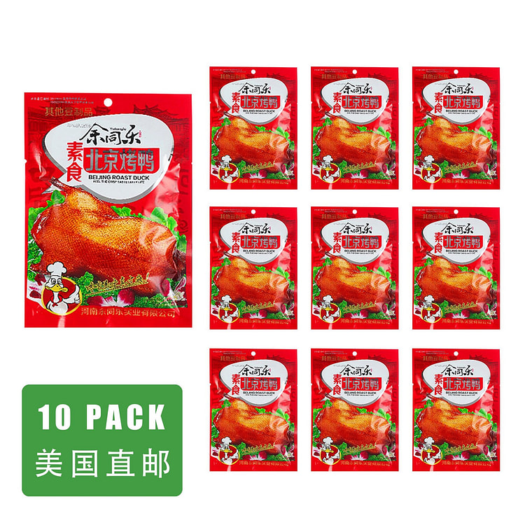 【美国直邮】余同乐 北京烤鸭辣条素肉（其他豆制品）10包