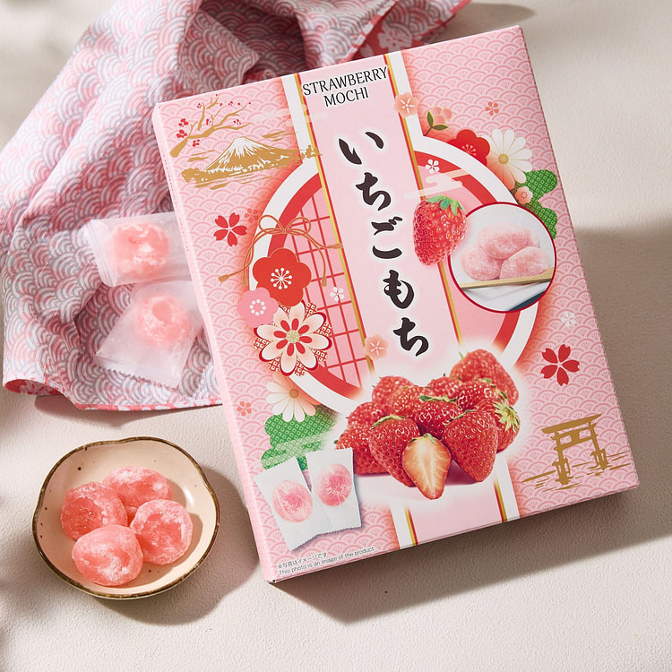 Strawberry Mochi (16 pieces)