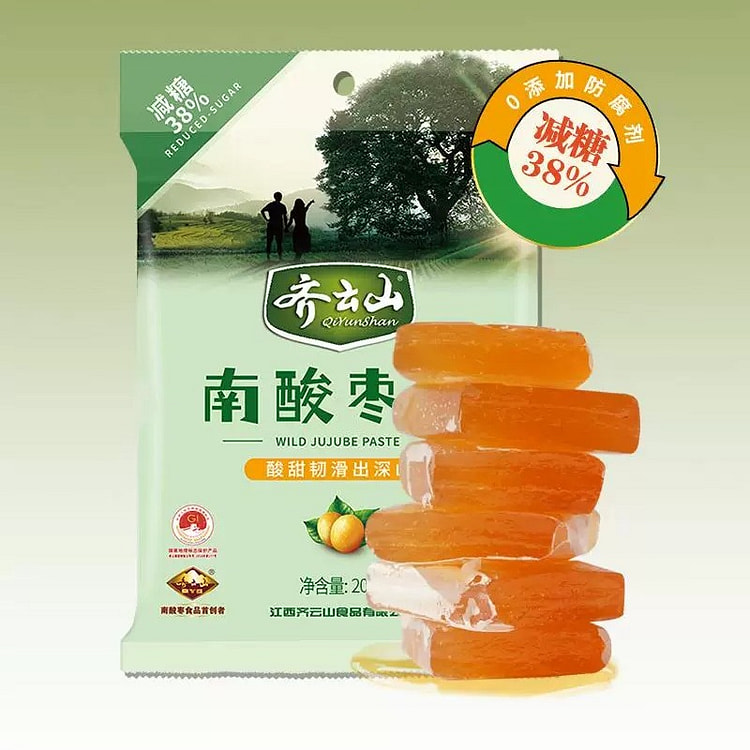 Qiyunshan reduced-sugar southern jujube cake 208g 208 g