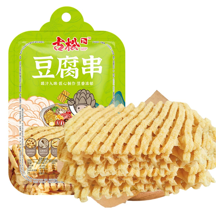 古松豆腐串 豆干兰花干豆制品火锅食材100g*1盒