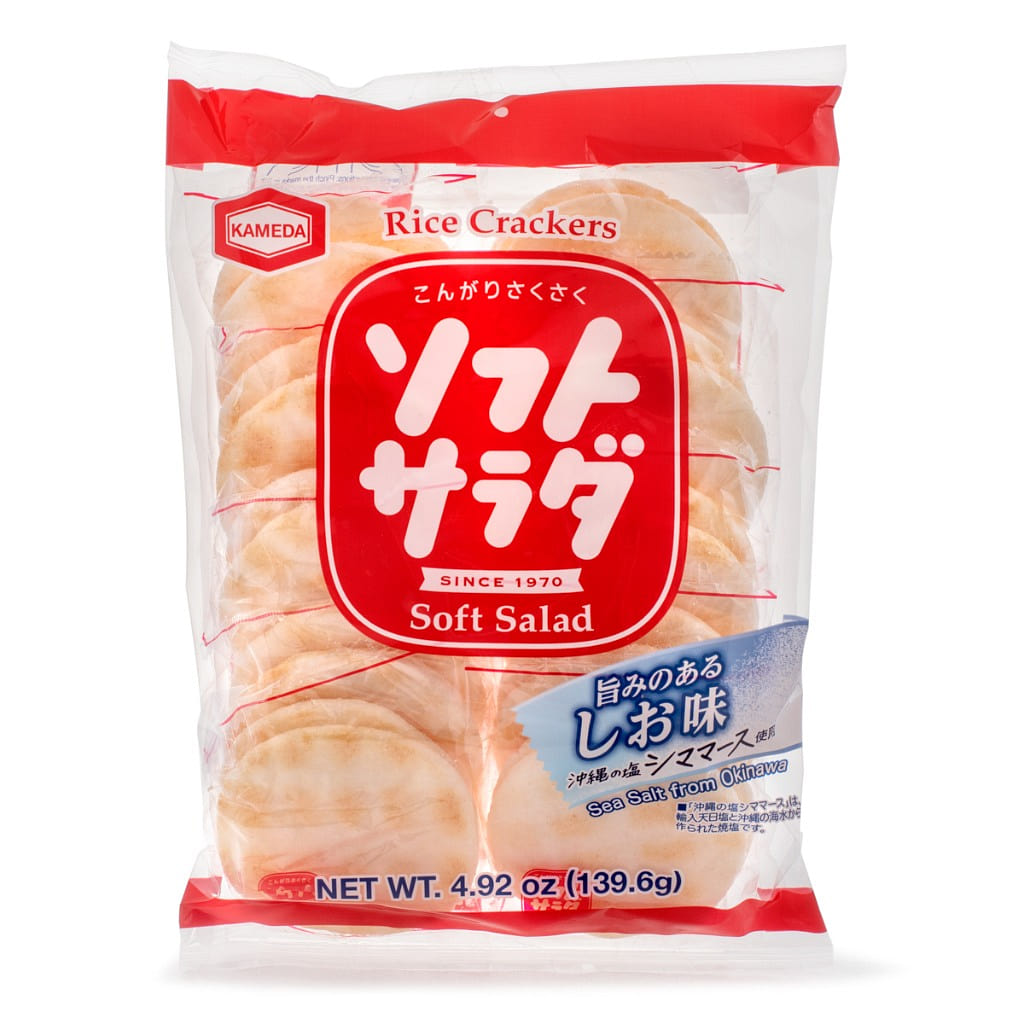 Kameda Rice Cracker Soft Salad, Sea Salt Flavor 139.6 g