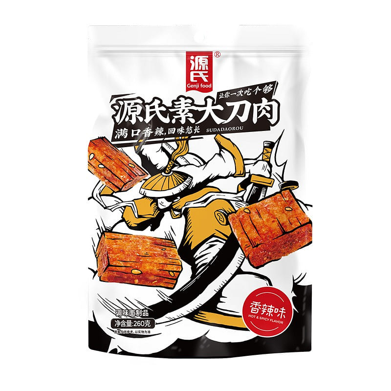 Genshi Vegetarian big knife meat 8090 childhood nostalgia spicy 260g/ bag 260 g