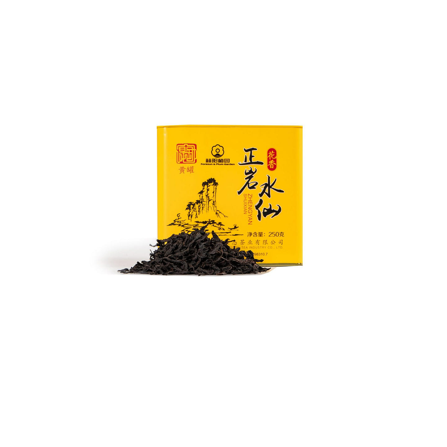 FORESUN & PLUM GARDEN Oolong Tea Loose Leaf 8.8 Ounce, Loose Leaf Rock Tea Tin (250g) 250 g