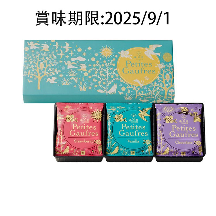 上野风月堂 混合口味薄饼 6枚