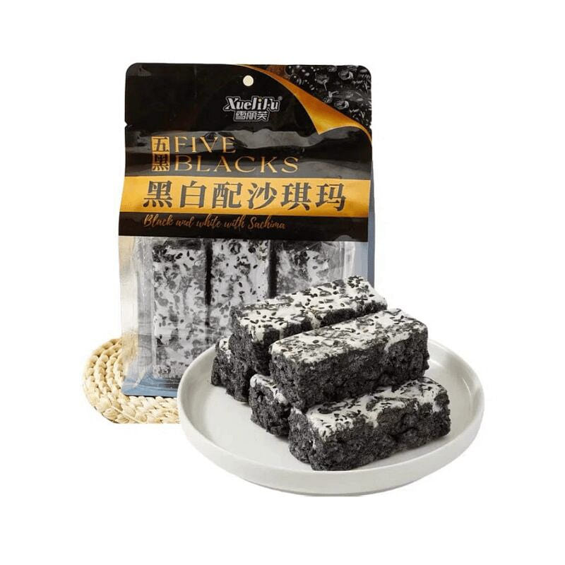 Black and white with Sachima 0 sucrose 1 118 g