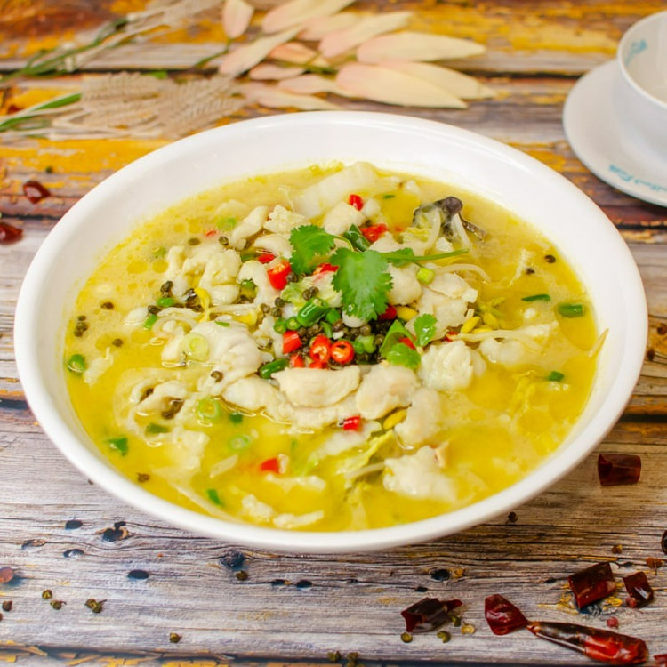 青花椒酸菜鱼 (新鲜黑鱼)