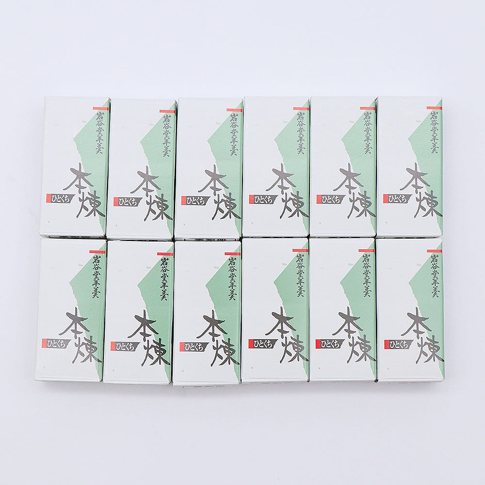 Kaishindo A bite of Yokan Plain 12pcs Made in Japan 1 each