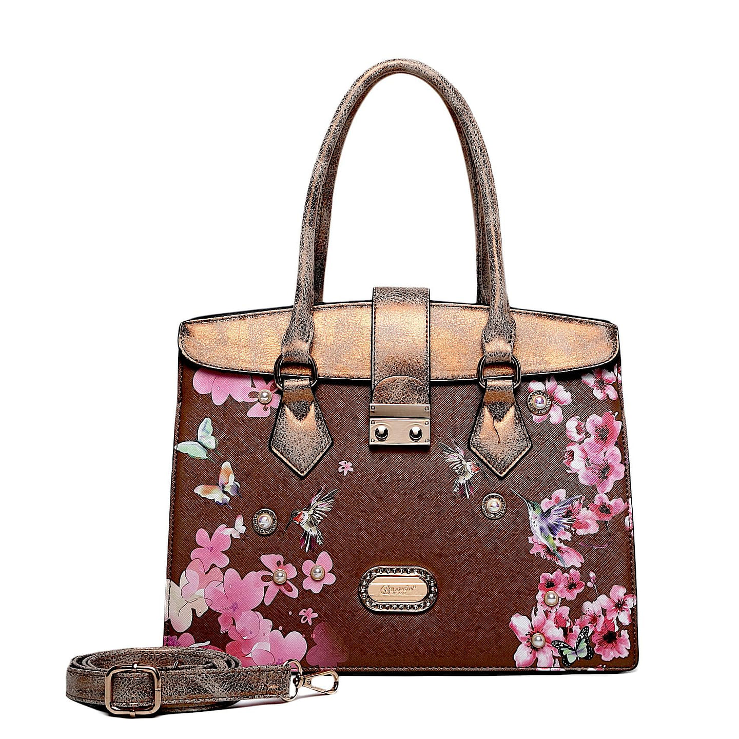 Hummingbird Soar Vegan Leather Top-Handle + Wallet [KP7689+KPC8828-BZ] 1 each