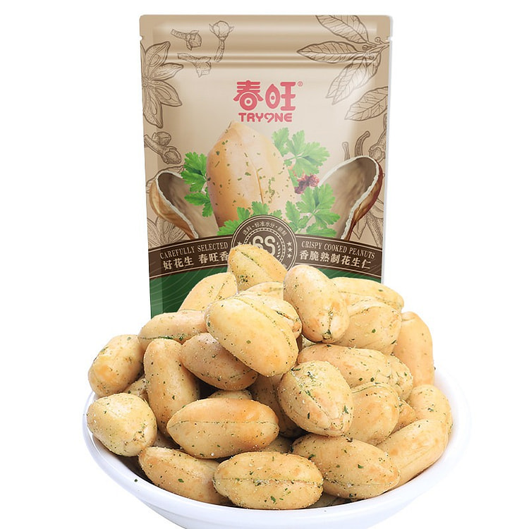 春旺香菜花生426g下酒菜花生米坚果 426 克