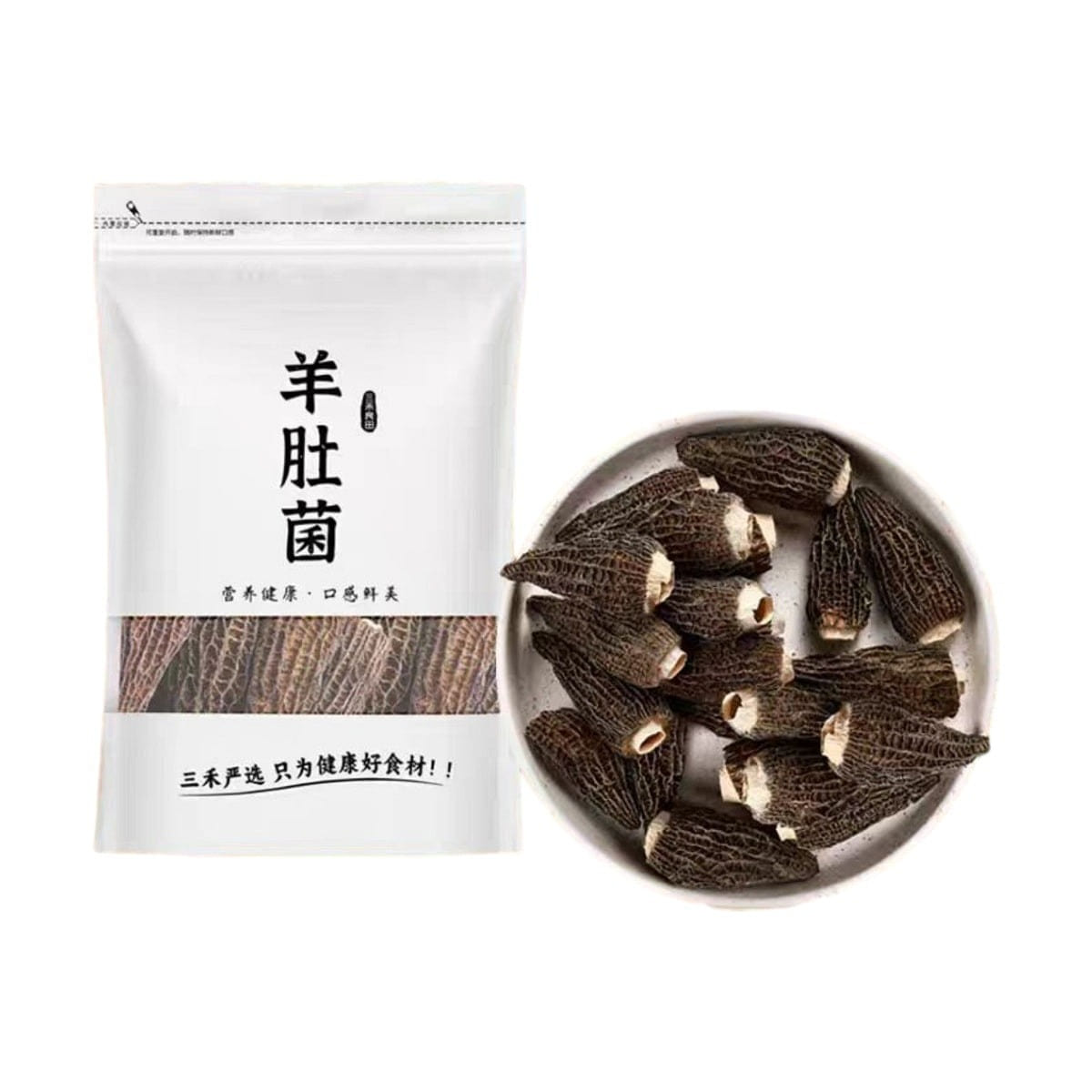 Morels 5-8cm 50g*1 bag + 10g gift 60 g