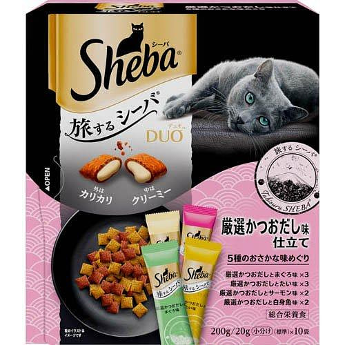 Sheba DUO Bonito Broth Seafood Cat Treats 200g 1 each