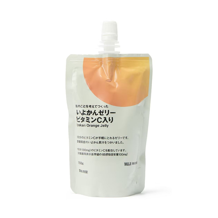 日本MUJI 無印良品 伊予柑维生c果冻150g