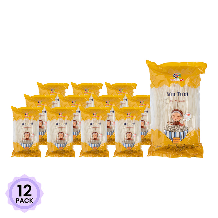 Trung An Bun Tuoi Rice Vermicelli 2 lb*12 pack