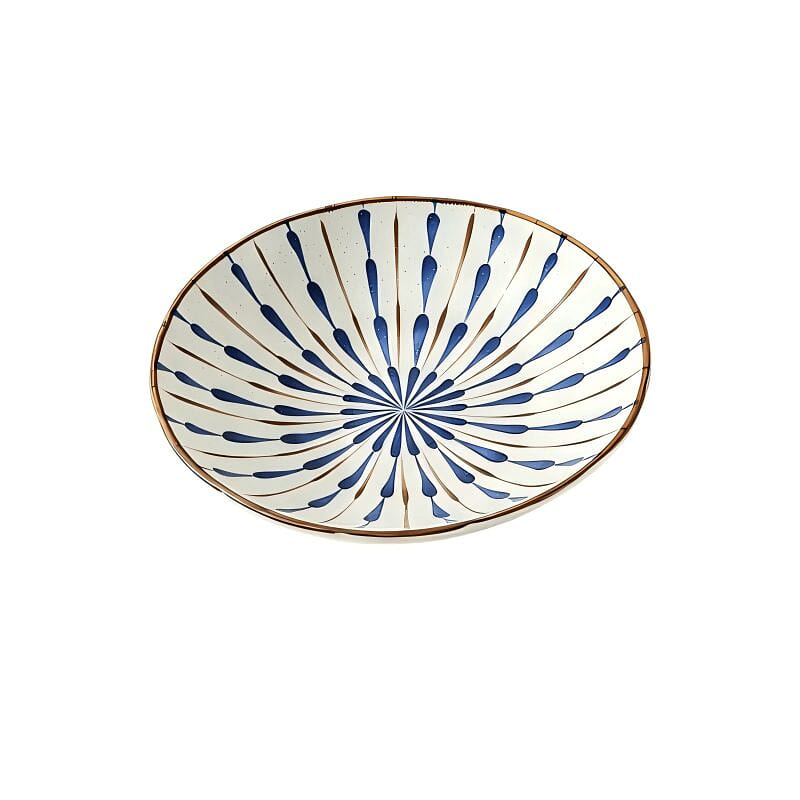KAWASIMAYA Japanese style 8.2-inch Ceramic Plate 1 each