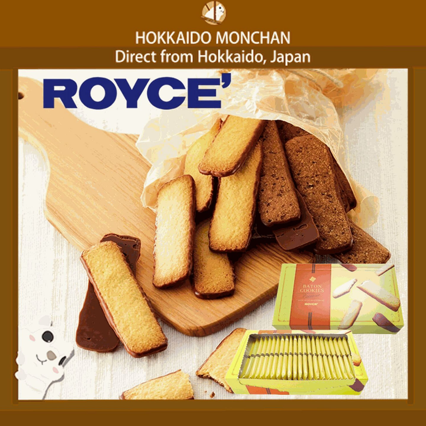 ROYCE Baton Cookies Coconut Flavor 25pcs 1 each