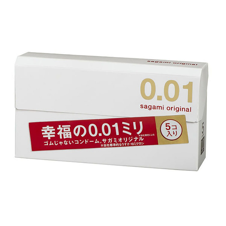 SAGAMI 幸福相模001超薄避孕套安全套 5只