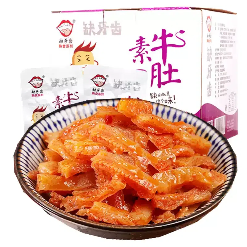 Easytochew mildly spicy vegetarian beef tripe 16g 16 g