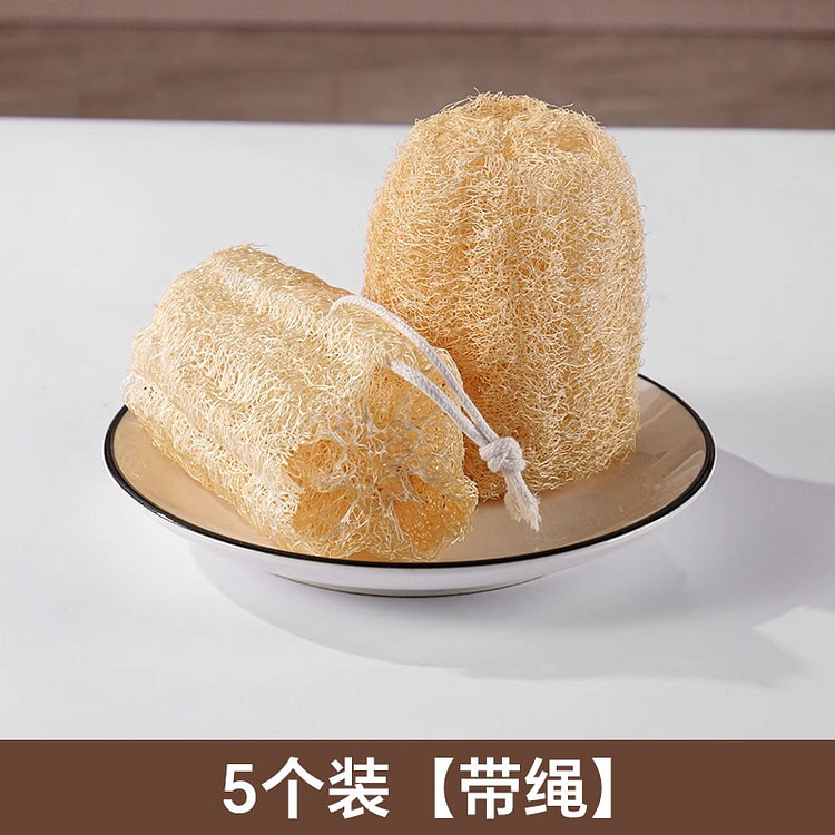 天然丝瓜络刷 有挂绳*5个装 1 包