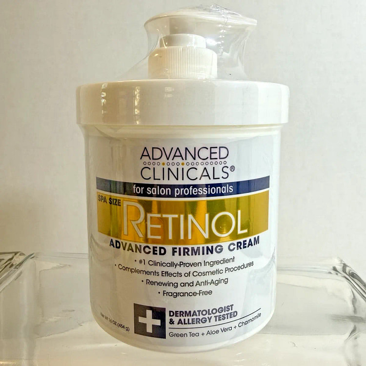 Advanced Clinicals Retinol Firming Cream 16oz 1 each