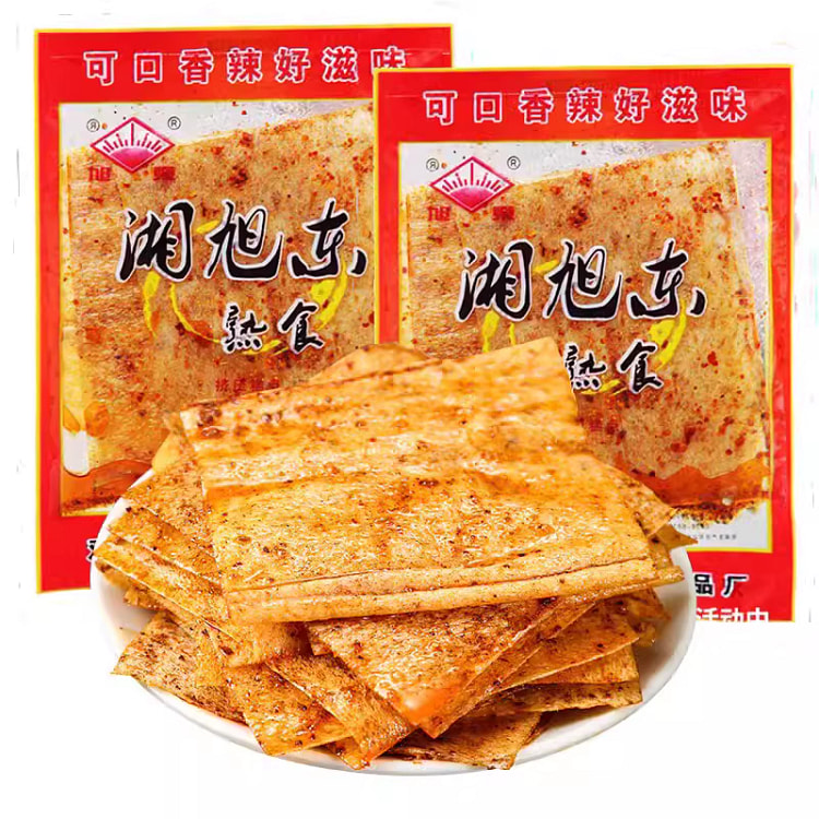 湖南特产湘旭东香辣大辣片网红手工辣条12g*10包