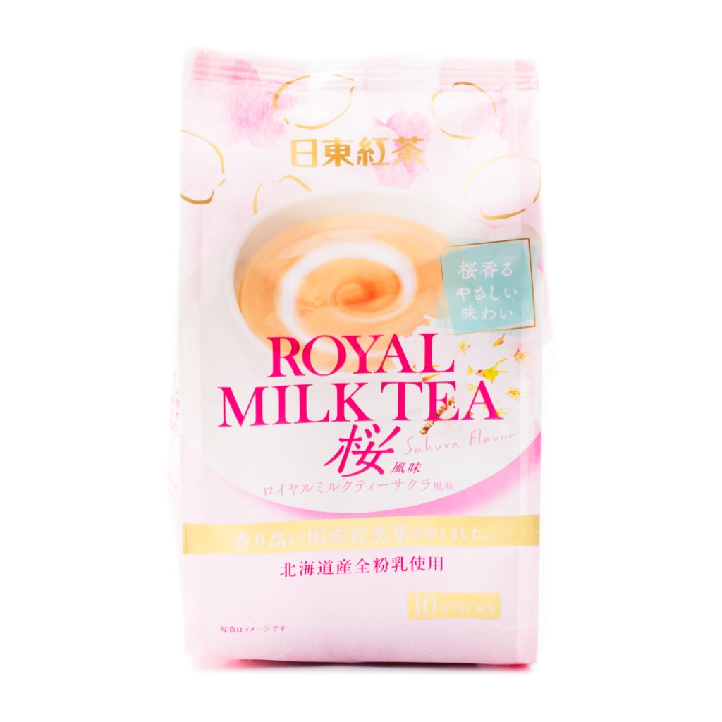 日東紅茶 ロイヤルミルクティー 桜風味（10本入り） - Weee!