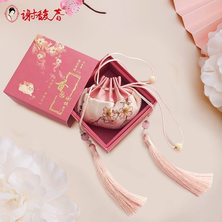 Xie Fuchun Pink Peach Blossom Scented Sachet
