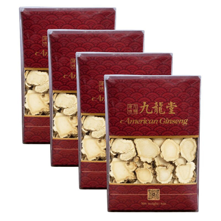 九龍堂美国5年威斯康辛花旗参大中小混合4盒 西洋参