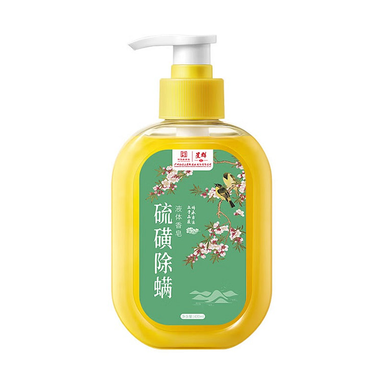 Xingqun Sulfur Anti-Mite Liquid Soap 400ml 400 ml