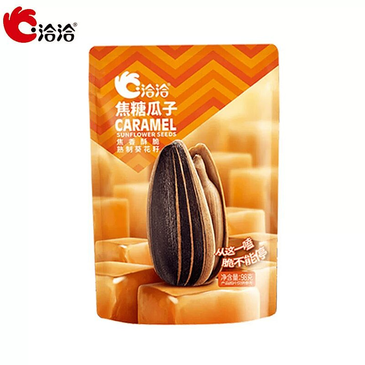 Qiaqia Caramel Flavored Melon Seeds 98g 98 g