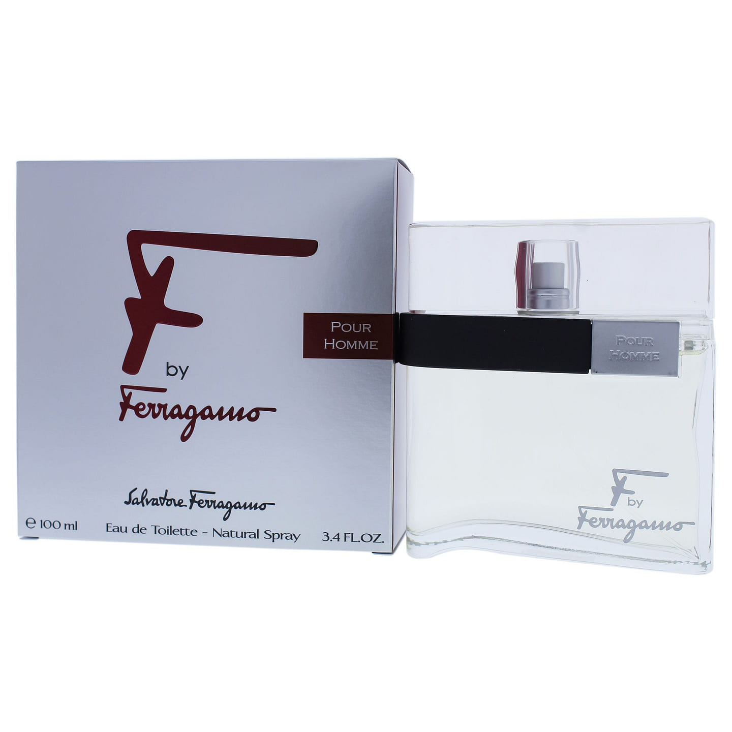 F Pour Homme by Salvatore Ferragamo for Men – 3.4 3.4 oz