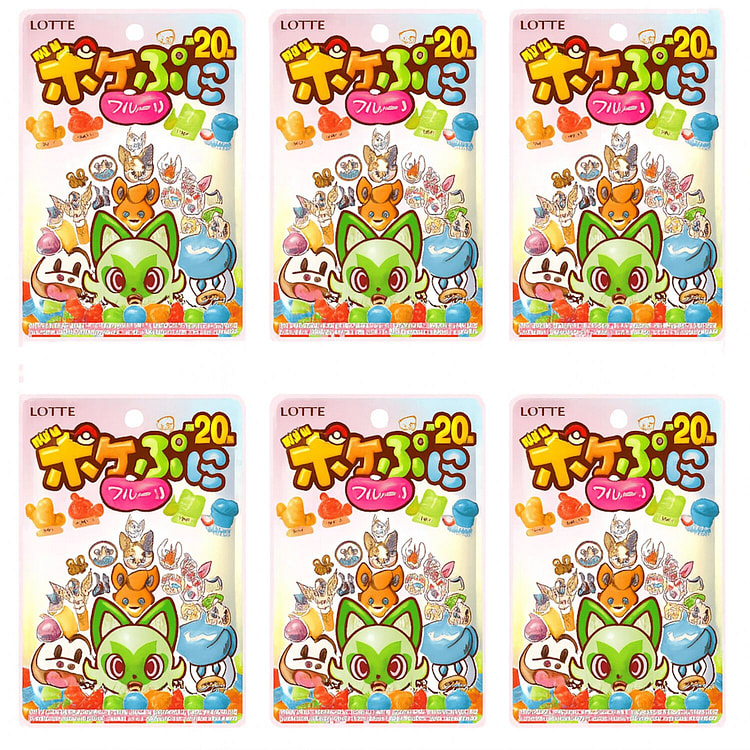 LOTTE Pokemon Gummy 6pack
