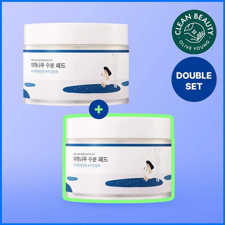 ROUND LAB Birch Juice Moisturizing Pad Double Pack 1 each