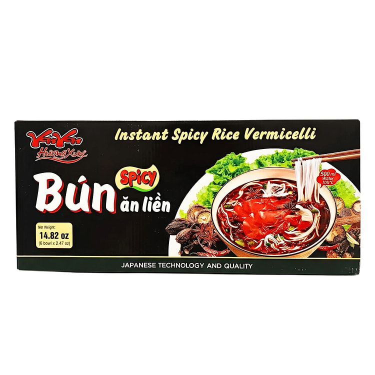 [HUONG XUA]辣味米粉- 70克(6包) 1 份