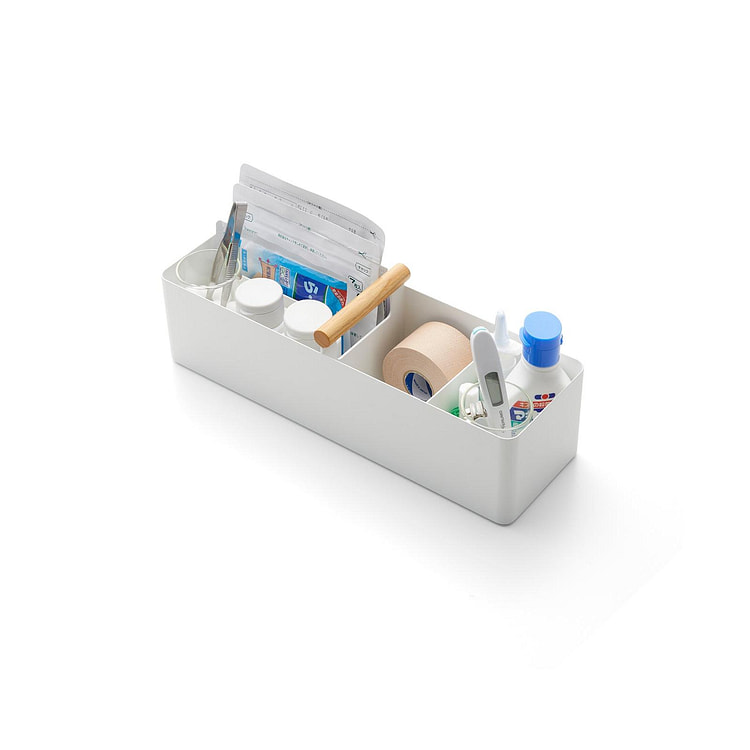 Slim Storage Box - Steel + Wood